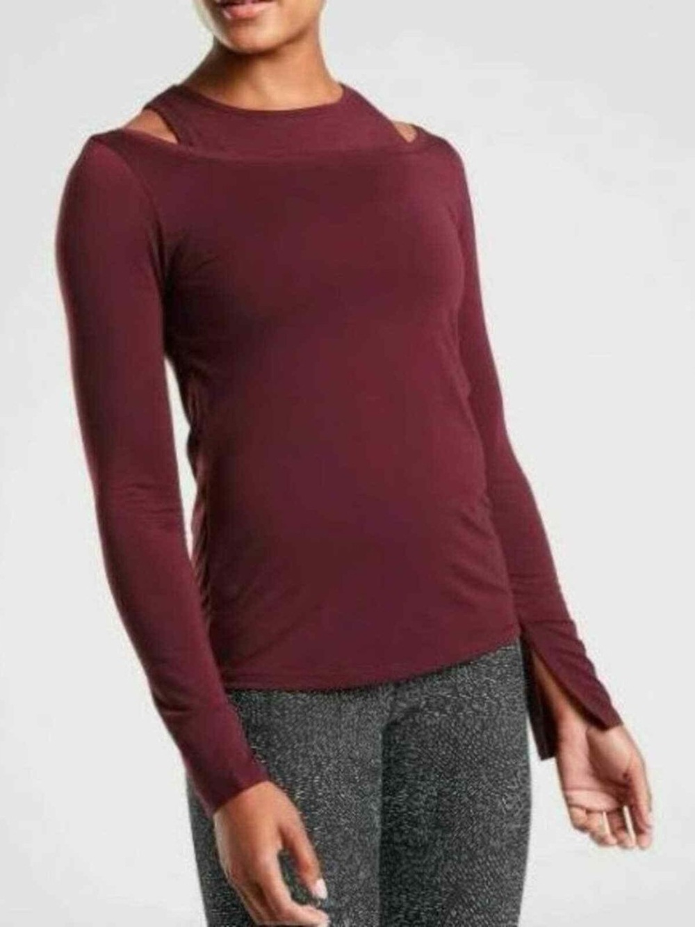 Athleta NWT Essence Groove Top